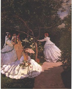 Mujeres en el jardín